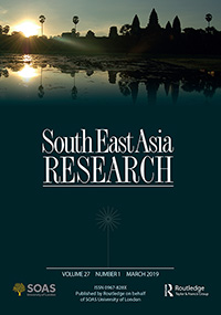 Cover image for South East Asia Research, Volume 27, Issue 1, 2019