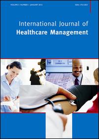 Cover image for International Journal of Healthcare Management, Volume 7, Issue 1, 2014