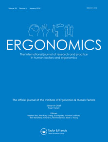 Cover image for Ergonomics, Volume 59, Issue 1, 2016
