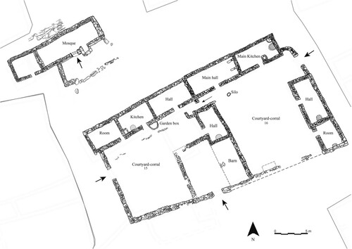 Figure 12. Orthophoto and plan of house 15–16. Source: authors.