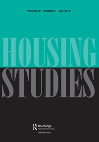 Cover image for Housing Studies, Volume 30, Issue 5, 2015