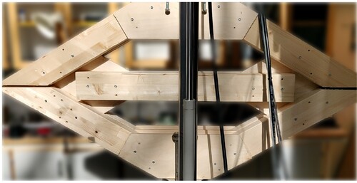 Figure 2. Bonded joints in the tested specimen (Hedlund and Persson Citation2021).