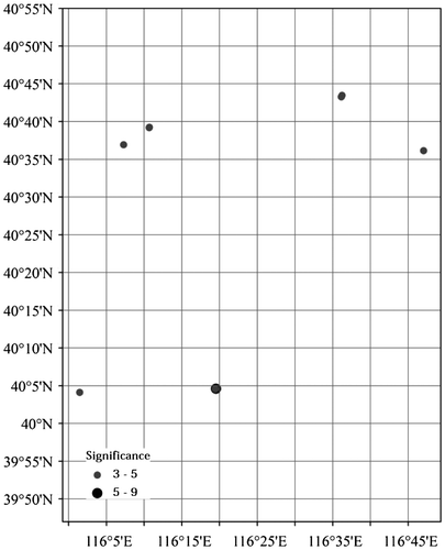 Figure 10. POIs over biking GPS traces.