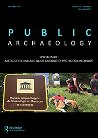 Cover image for Public Archaeology, Volume 15, Issue 4, 2016
