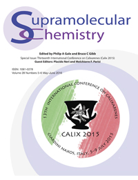 Cover image for Supramolecular Chemistry, Volume 28, Issue 5-6, 2016