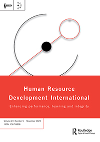 Cover image for Human Resource Development International, Volume 23, Issue 5, 2020