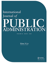 Cover image for International Journal of Public Administration, Volume 46, Issue 8, 2023