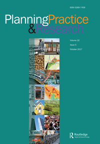 Cover image for Planning Practice & Research, Volume 32, Issue 5, 2017