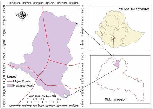 Figure 1. Location of the study area.