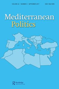 Cover image for Mediterranean Politics, Volume 22, Issue 3, 2017