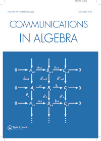 Cover image for Communications in Algebra, Volume 49, Issue 11, 2021