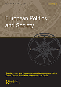 Cover image for European Politics and Society, Volume 17, Issue 1, 2016