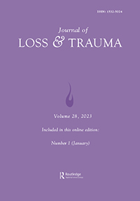 Cover image for Journal of Loss and Trauma, Volume 28, Issue 1, 2023