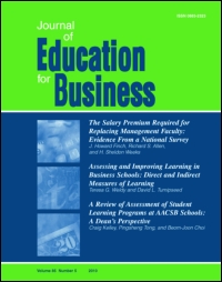 Cover image for Journal of Education for Business, Volume 66, Issue 3, 1991