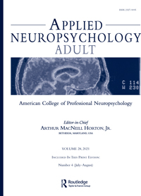 Cover image for Applied Neuropsychology: Adult, Volume 28, Issue 4, 2021
