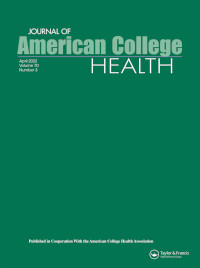 Cover image for Journal of American College Health, Volume 70, Issue 3, 2022