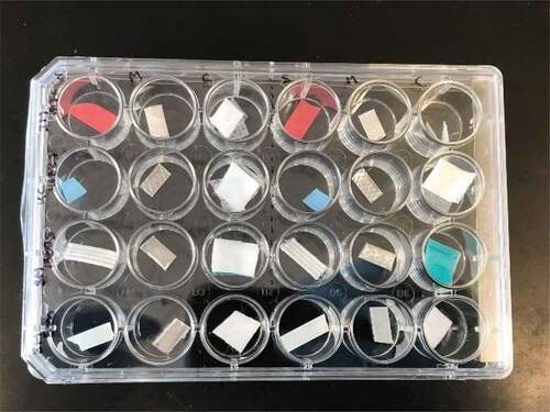 Figure 5. Sample plate setup with FFR components.