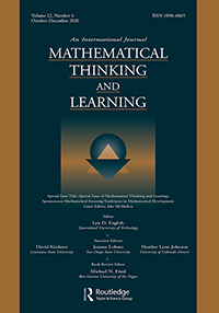 Cover image for Mathematical Thinking and Learning, Volume 22, Issue 4, 2020