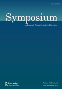 Cover image for Symposium: A Quarterly Journal in Modern Literatures, Volume 73, Issue 3, 2019