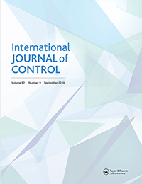 Cover image for International Journal of Control, Volume 92, Issue 9, 2019