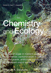Cover image for Chemistry and Ecology, Volume 34, Issue 7, 2018