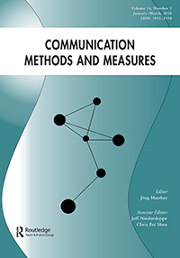 Cover image for Communication Methods and Measures, Volume 14, Issue 1, 2020