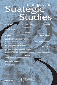 Cover image for Journal of Strategic Studies, Volume 41, Issue 7, 2018