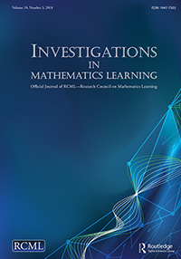 Cover image for Investigations in Mathematics Learning, Volume 10, Issue 3, 2018