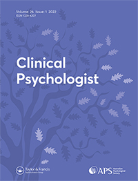 Cover image for Clinical Psychologist, Volume 26, Issue 1, 2022