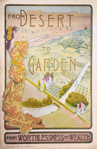 Figure 1 From Desert to Garden book cover (Imperial Land Company Citation1902; The Huntington Library, San Marino, California).