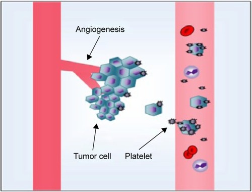 Figure 3 The relationship between platelets and malignancy.