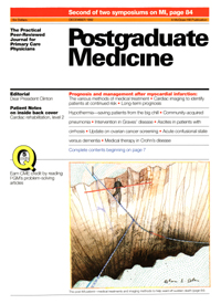 Cover image for Postgraduate Medicine, Volume 92, Issue 8, 1992
