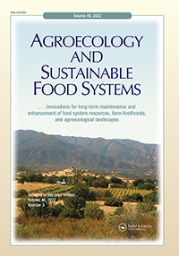 Cover image for Agroecology and Sustainable Food Systems, Volume 46, Issue 3, 2022