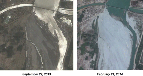 Figure 8. Kotri Barrage. Source: Google Earth, NASA, DigitalGlobe.