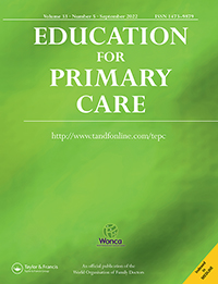 Cover image for Education for Primary Care, Volume 33, Issue 5, 2022