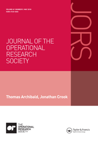Cover image for Journal of the Operational Research Society, Volume 69, Issue 5, 2018