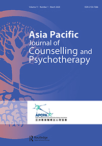 Cover image for Asia Pacific Journal of Counselling and Psychotherapy, Volume 11, Issue 1, 2020