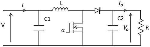 Figure 6. Boost converter.