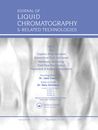 Cover image for Journal of Liquid Chromatography & Related Technologies, Volume 44, Issue 17-20, 2021