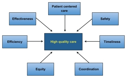 Figure 1 Pillars of high quality of care.
