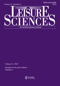 Cover image for Leisure Sciences, Volume 41, Issue 6, 2019