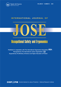 Cover image for International Journal of Occupational Safety and Ergonomics, Volume 27, Issue 4, 2021