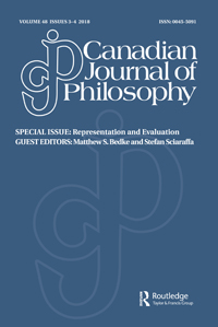 Cover image for Canadian Journal of Philosophy, Volume 48, Issue 3-4, 2018