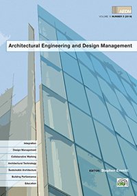 Cover image for Architectural Engineering and Design Management, Volume 15, Issue 5, 2019