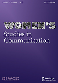 Cover image for Women's Studies in Communication, Volume 45, Issue 1, 2022