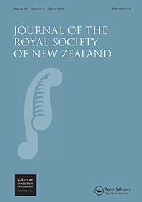 Cover image for Journal of the Royal Society of New Zealand, Volume 46, Issue 1, 2016