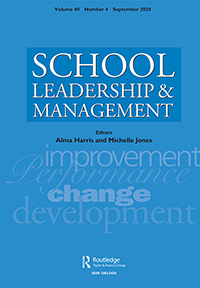 Cover image for School Leadership & Management, Volume 40, Issue 4, 2020