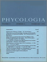 Cover image for Phycologia, Volume 2, Issue 4, 1963