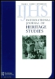 Cover image for International Journal of Heritage Studies, Volume 14, Issue 3, 2008
