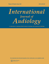 Cover image for International Journal of Audiology, Volume 58, Issue 6, 2019